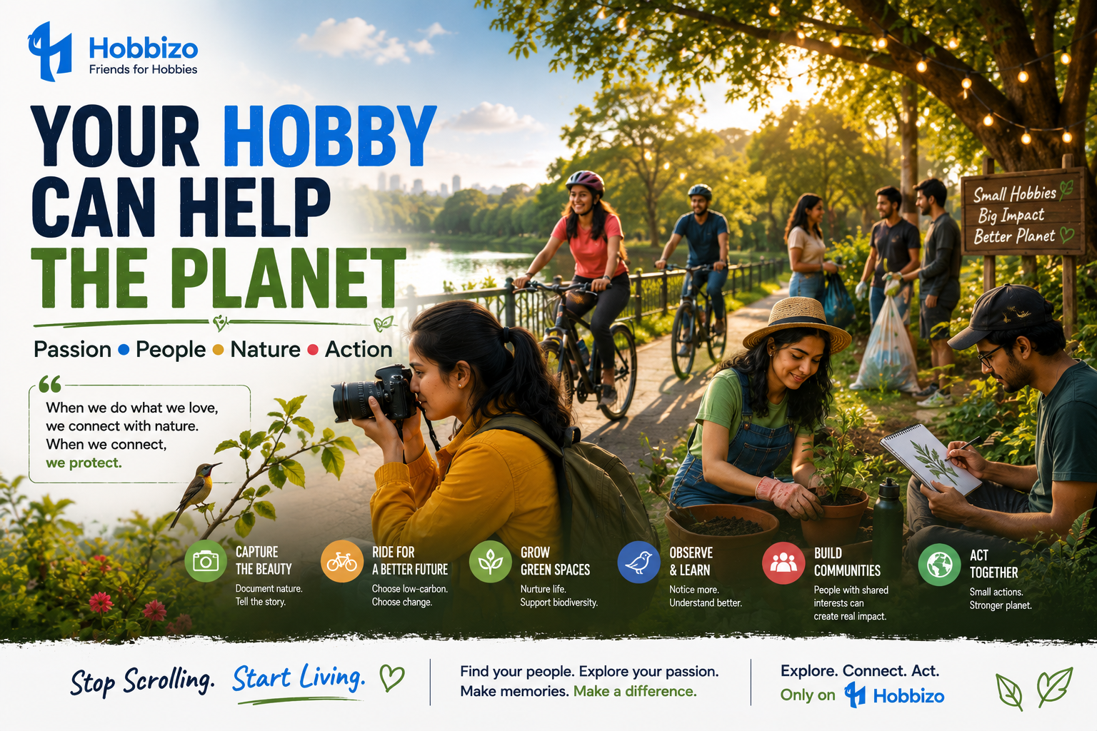 Your Hobby Can Help the Planet: 7 Hobbies That Turn Passion Into Environmental Action