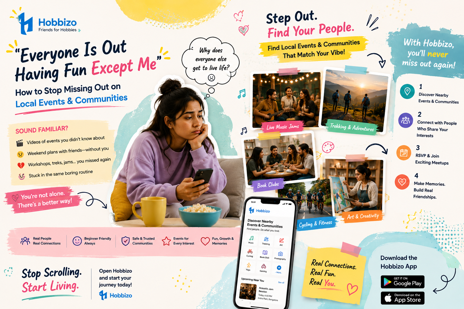 "Everyone Is Out Having Fun Except Me": How to Stop Missing Out on Local Events & Communities