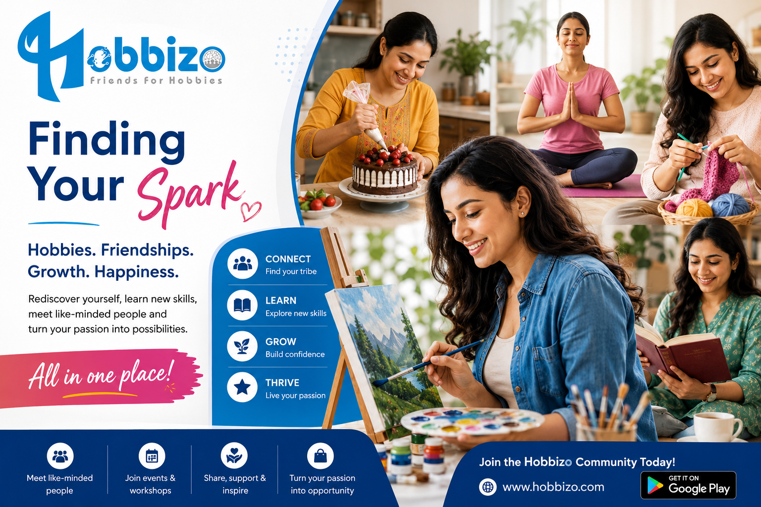 Finding Your Passion Through Hobbies: How Hobbizo Helps Women Rediscover Themselves